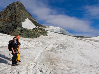 016 - Auf dem Hofmannskees beim Austieg zum Gipfel